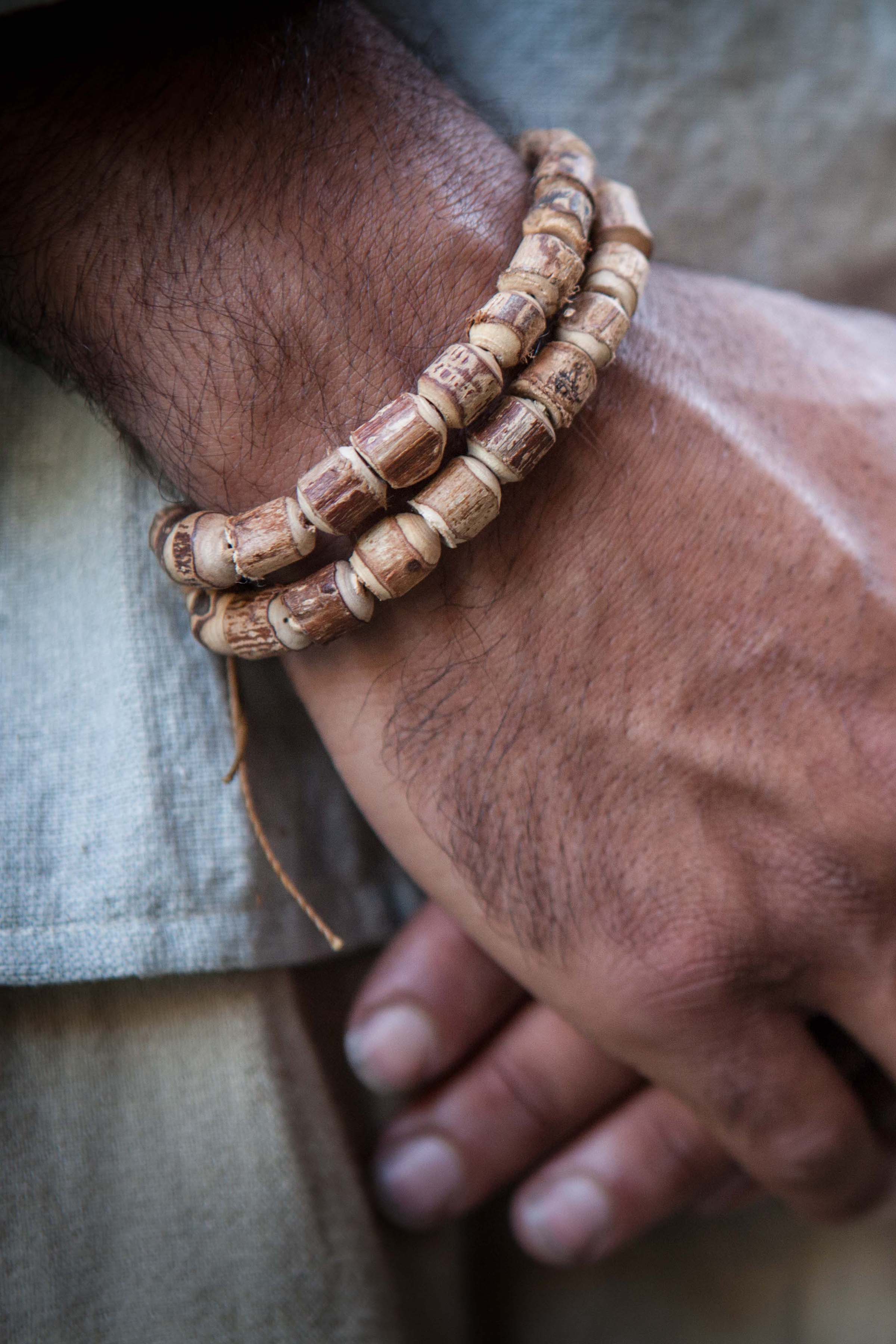 Tulsi Beads Double Bracelet ⋙ SET of 2 – Primitive Tribal Craft