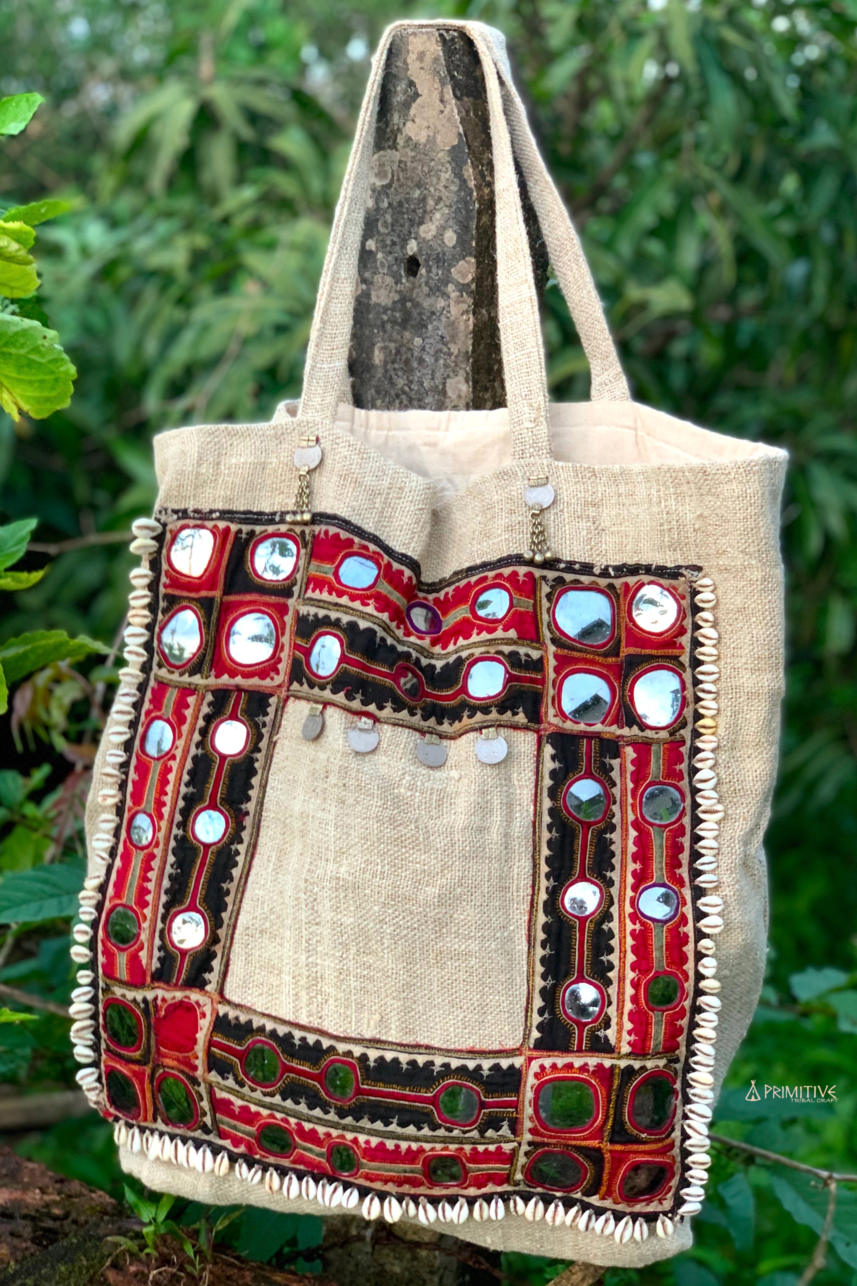 Hemp Yoga buy Mat Bag ⫸ Banjara Patches & Traditional Hand Embroidery