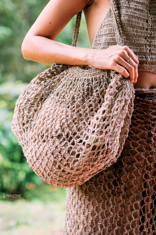 Large Wild Hemp Knitted Bag ⋙