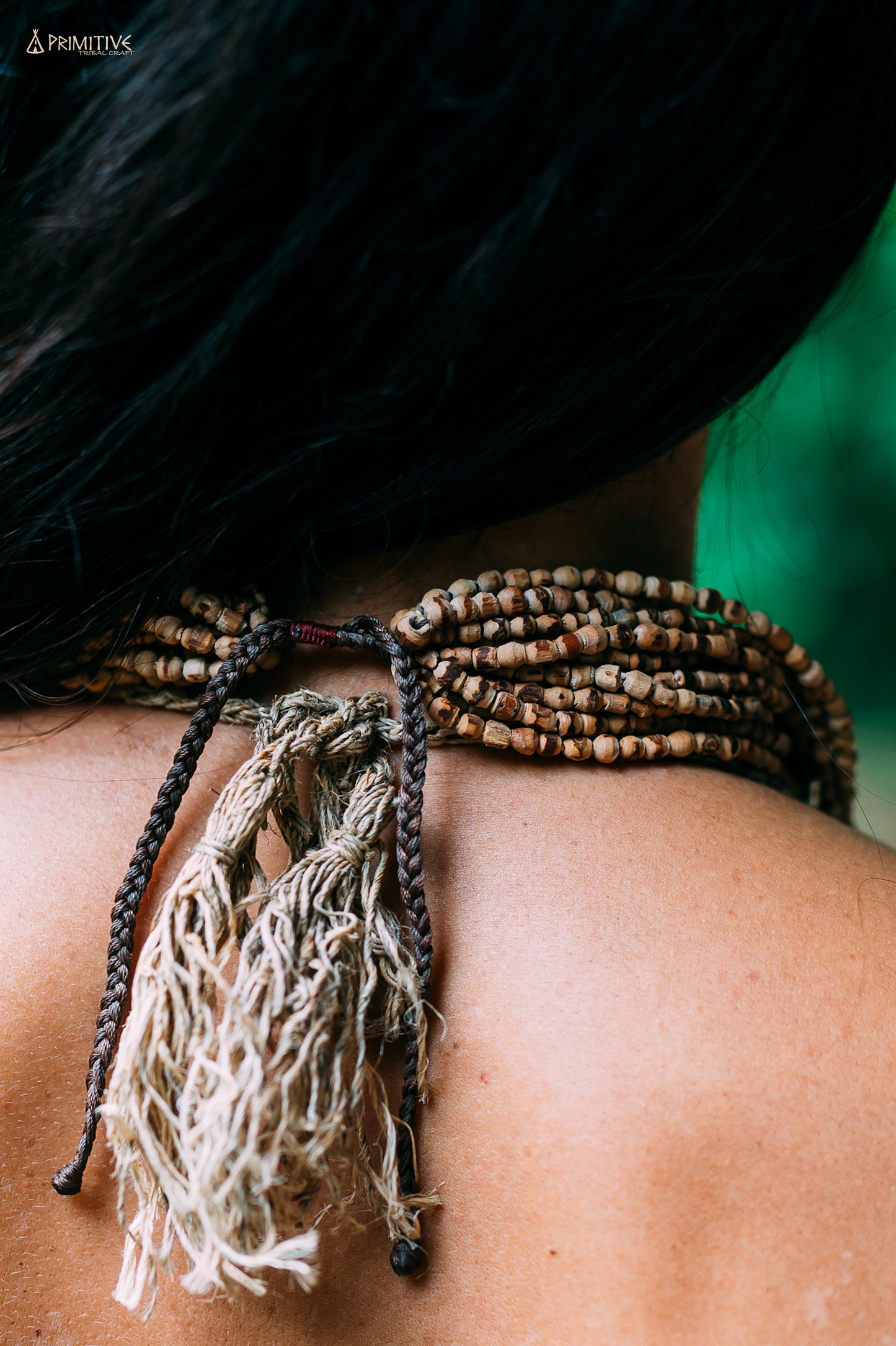 Tiny Tulsi Beads SET ⫸ Necklace + Belt + 2 Bracelets