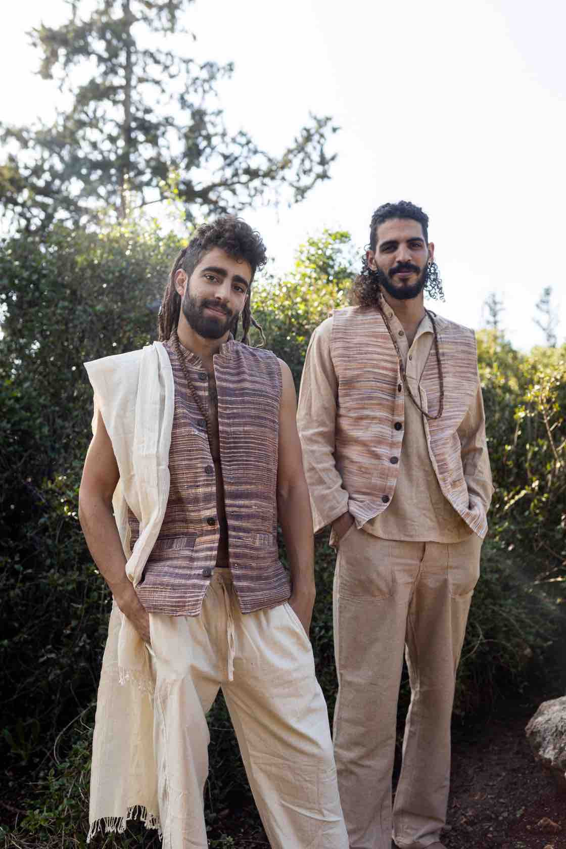 Earthy Khadi Cotton Men Vest