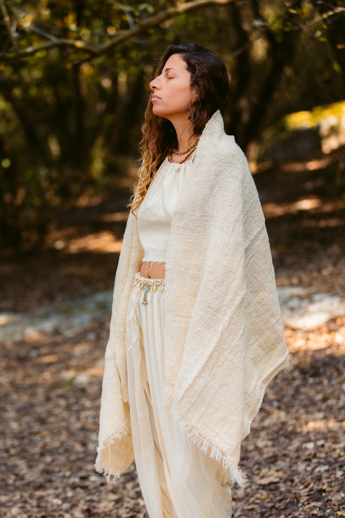 Woven Cotton Shawl ⋙⋗