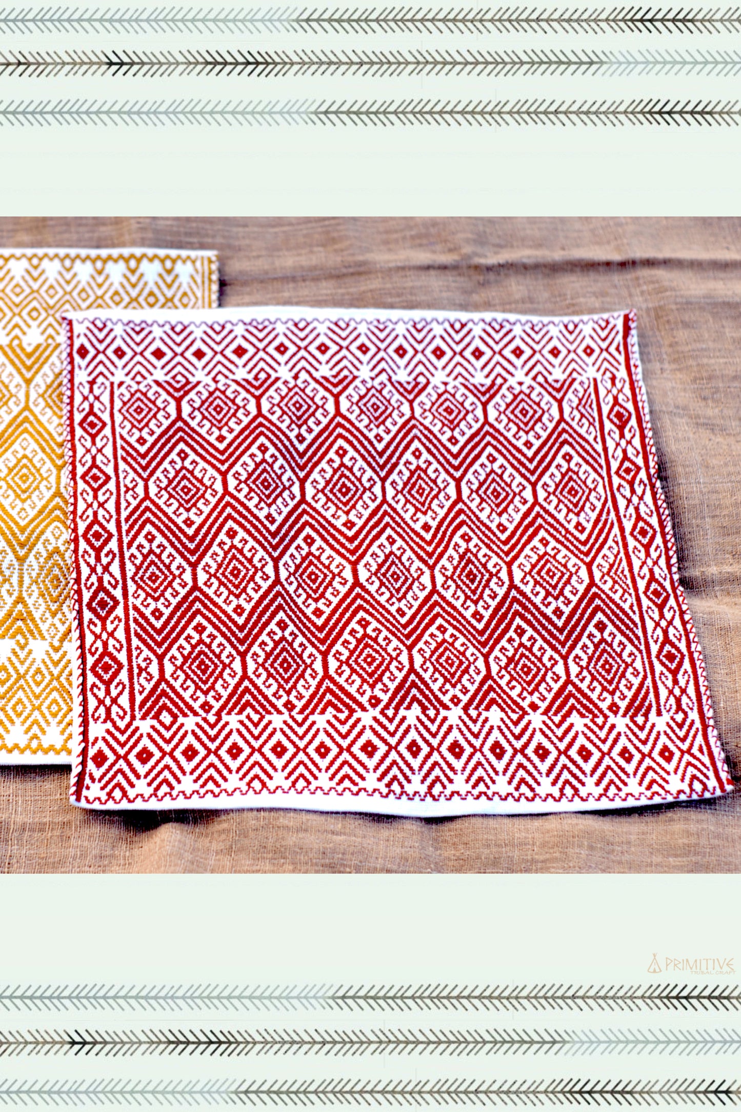 Tribal Weave Pillow Case ⫸ Cotton