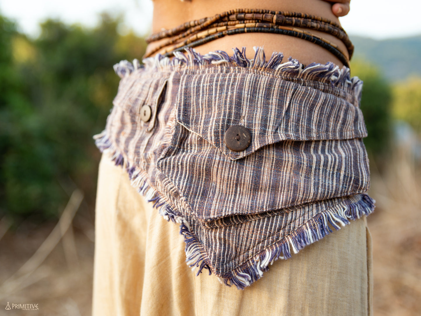 Pocket Belt ⋙⋘ Handwoven Khadi Cotton