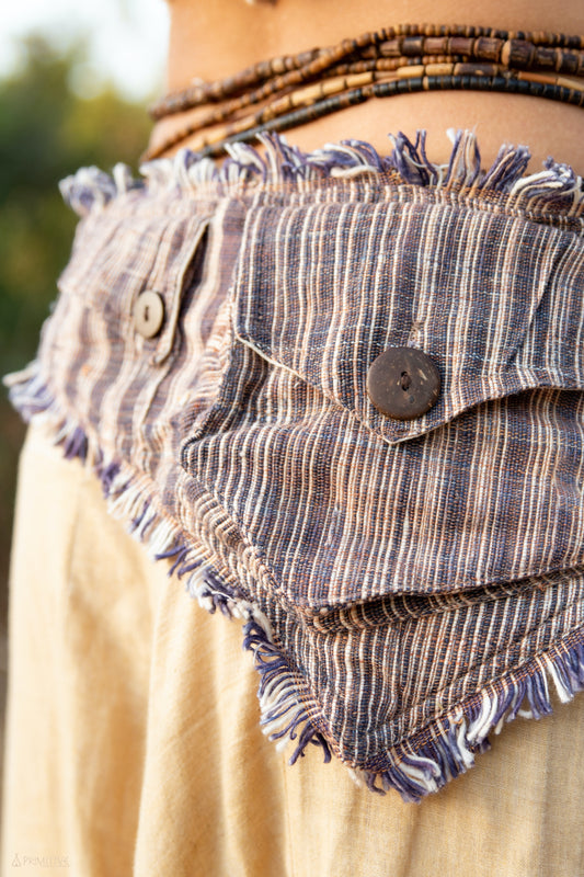 Pocket Belt ⋙⋘ Handwoven Khadi Cotton