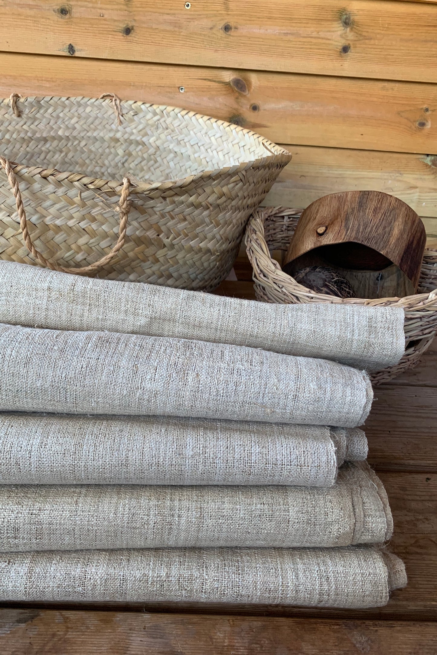 Handwoven Thin Hemp Fabric ๑ 10 m or 25 m Roll ๑ – Primitive Tribal Craft