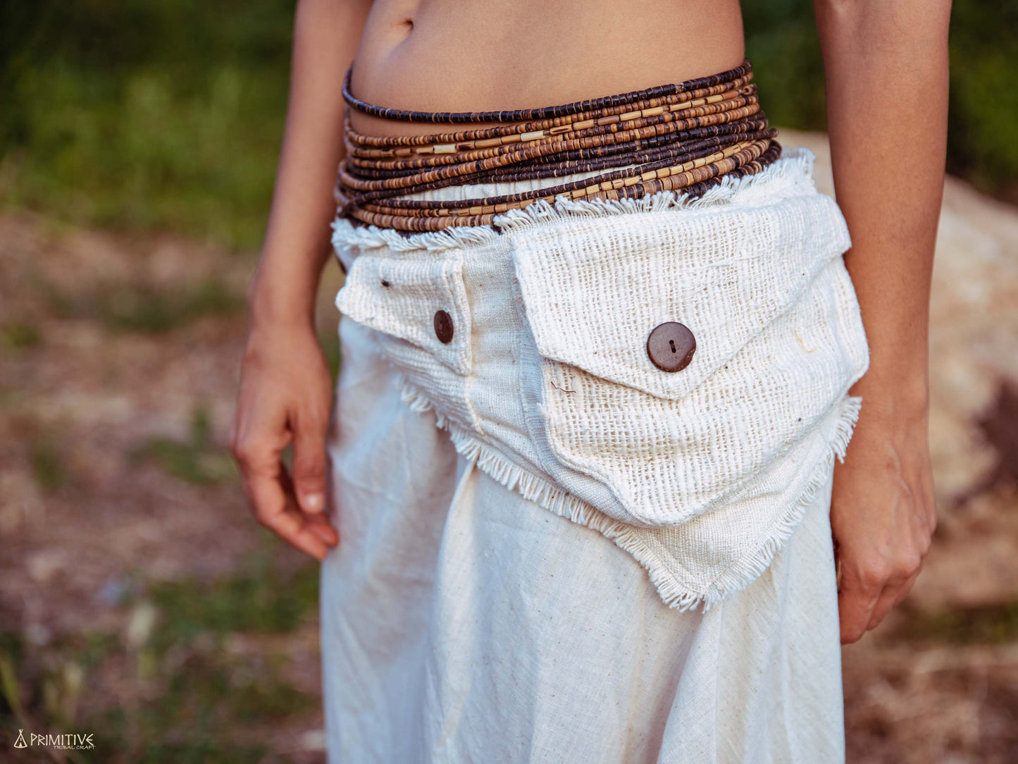 Pocket Belt ⋙⋘ Handwoven Khadi Cotton